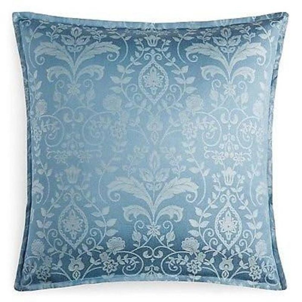 Sferra Bissero Cadat Blue Jacquard Euro Sham